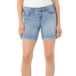 Liverpool Corine Fray Cuff Short - Size 4 - Amalfi